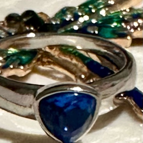 ❤️Violet Tanzanite Ring 18k plated - Picture 4 of 5